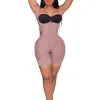 FemmeBonita Open-Bust Post-Surgery Bodysuit – zipper crotch detail, post-operative compression faja