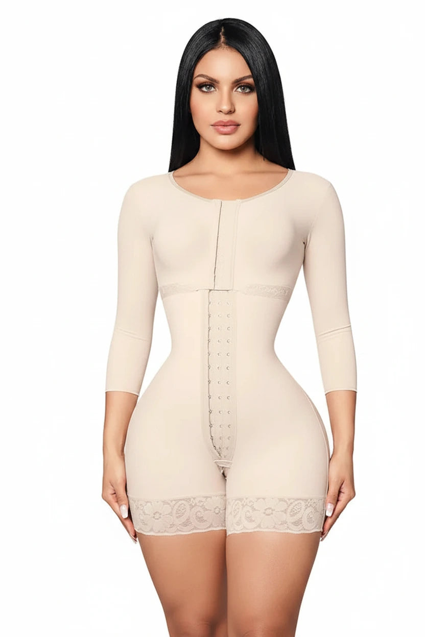 FemmeBonita Post-Surgery Colombian Faja – Full Body Shaper Compression Garment for Women